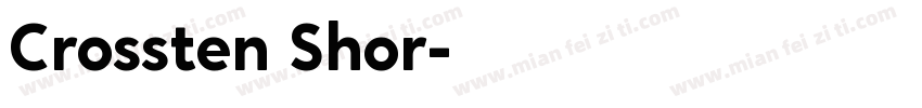 Crossten Shor字体转换